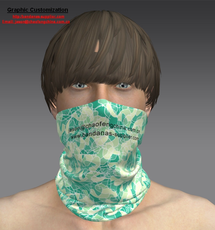 Custom UPF Fishing Neck Gaiter & Face Shields