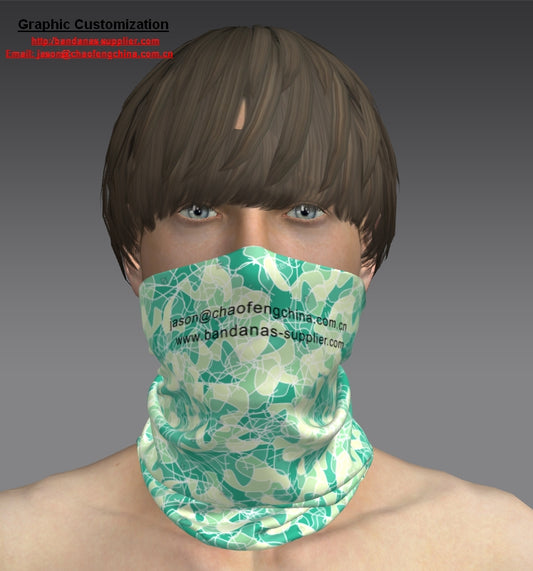 Custom UPF Fishing Neck Gaiter & Face Shields