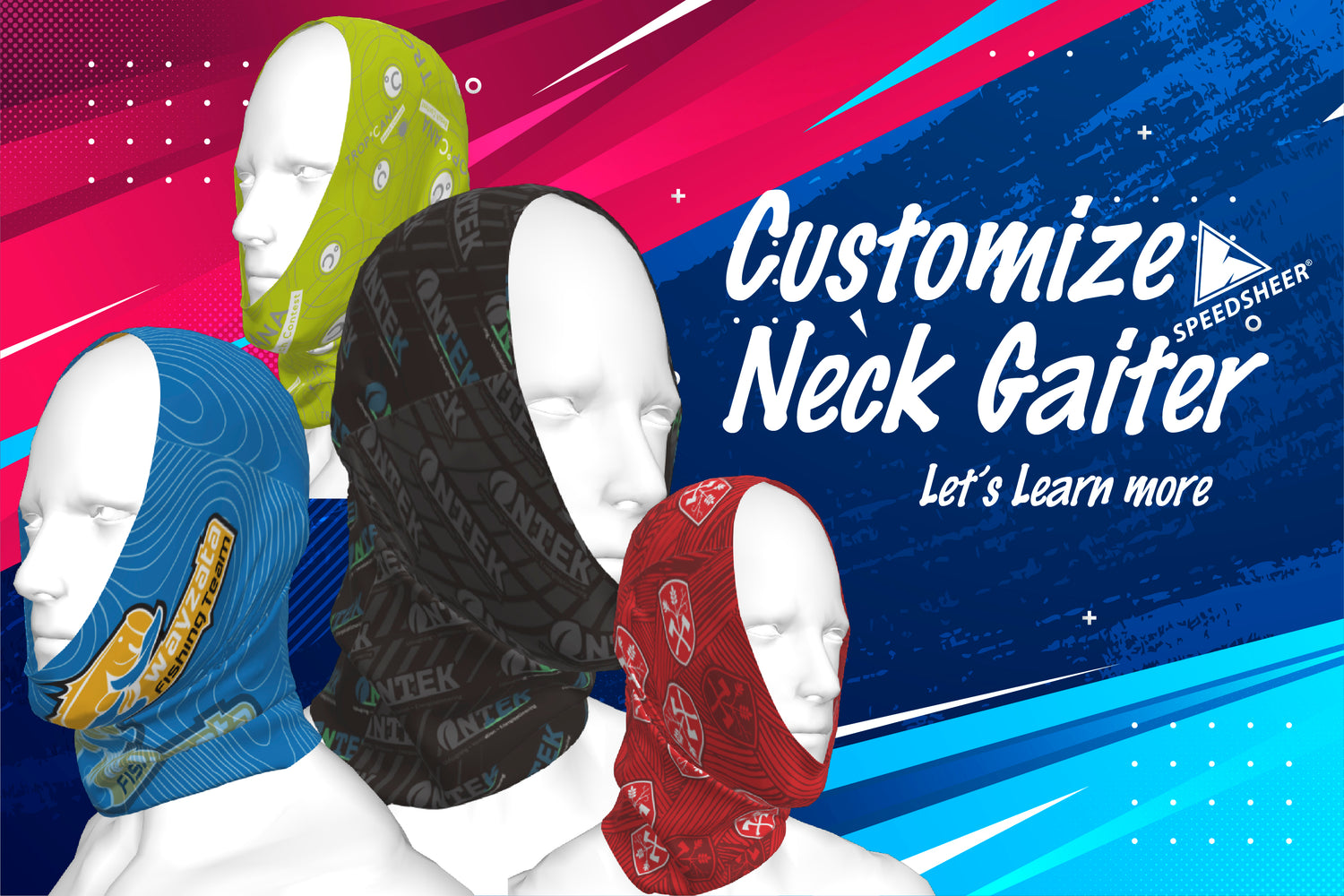 Cutomize Neck Gaiter