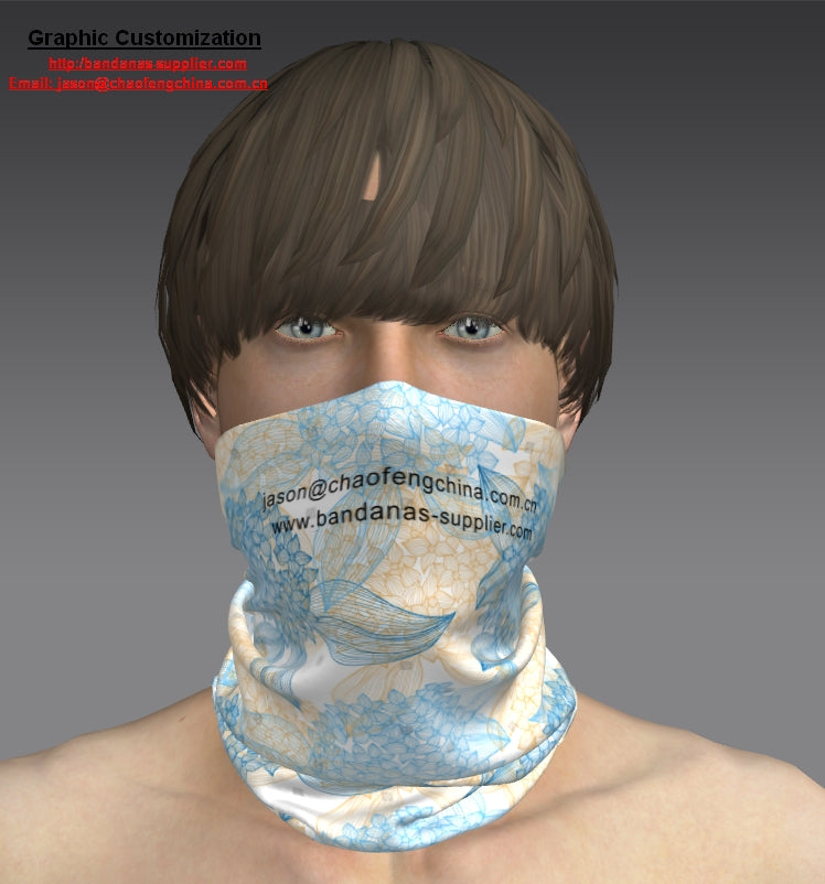 Fast Dispatch Neck Tubular Camouflage Bandana with Custom Logo