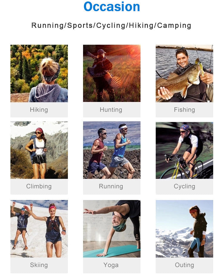 Multifunctional Bandanas Seamless Tube Custom Fashion Style Outdoor Cheap Headwear