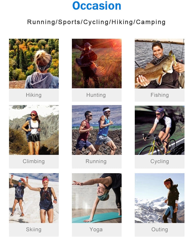 Multifunctional Bandanas Seamless Tube Custom Fashion Style Outdoor Cheap Headwear for Women Men